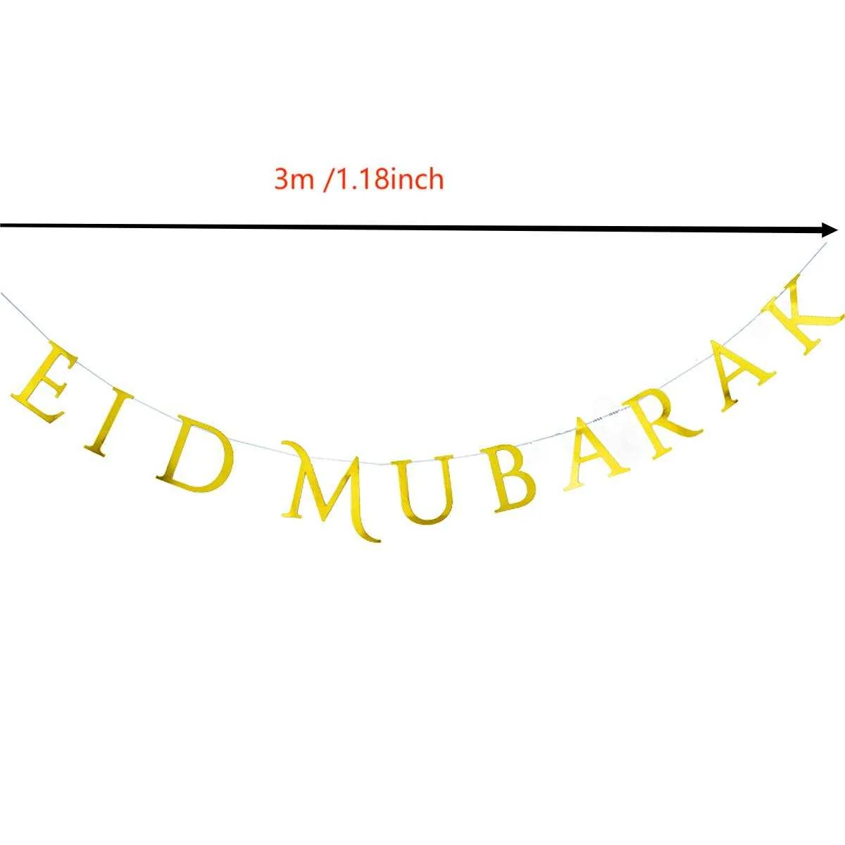 Eid Lettering Garland 1ct photo 3