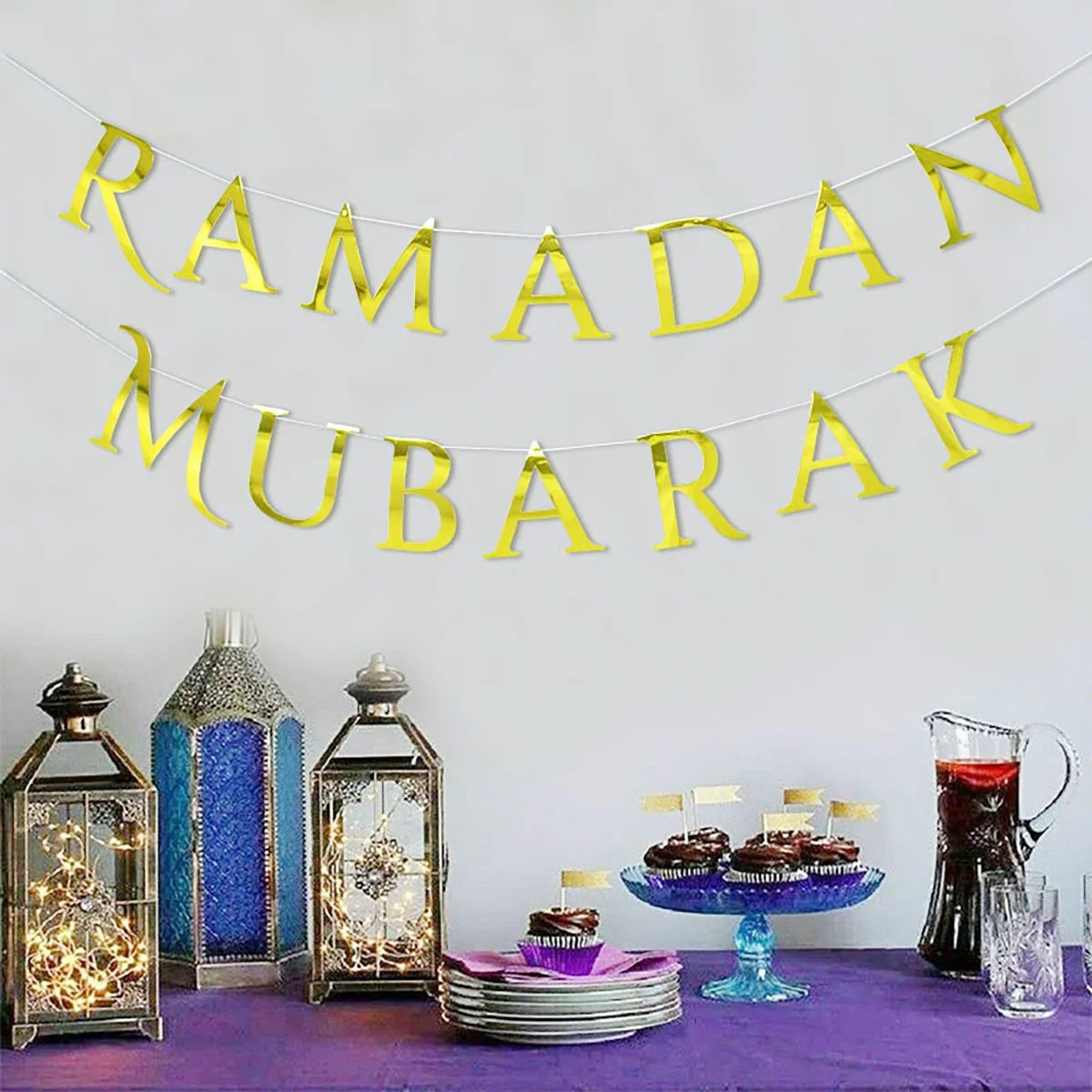Ramadan  Lettering Garland 1ct photo 2