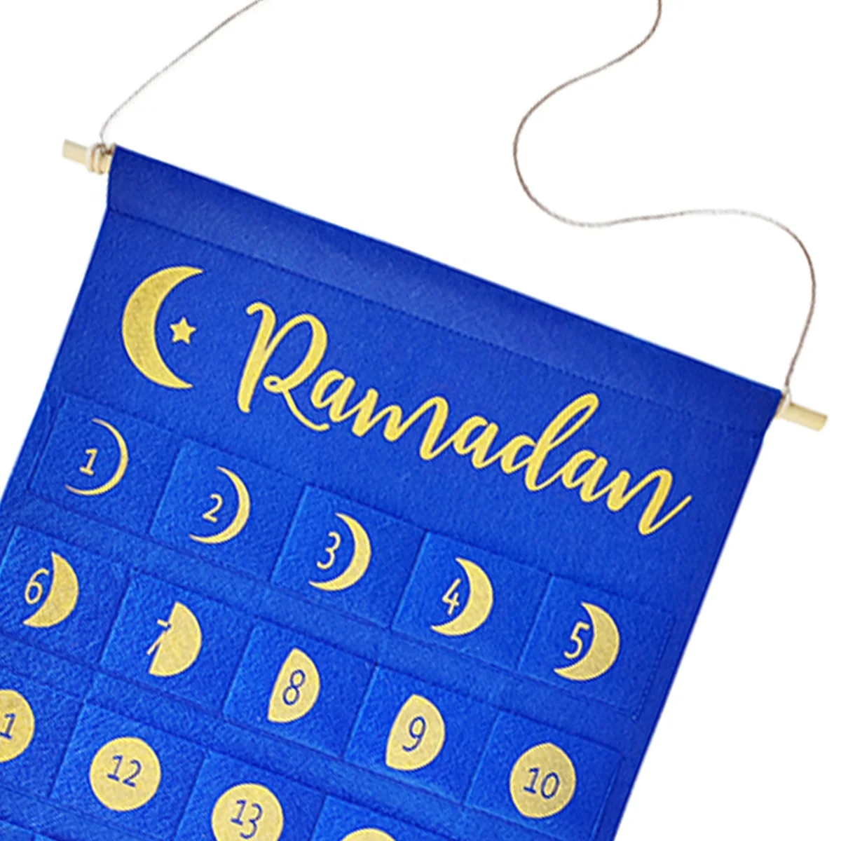 - RAMADAN Calendar blue EID calendar-blue 1pcs photo 5
