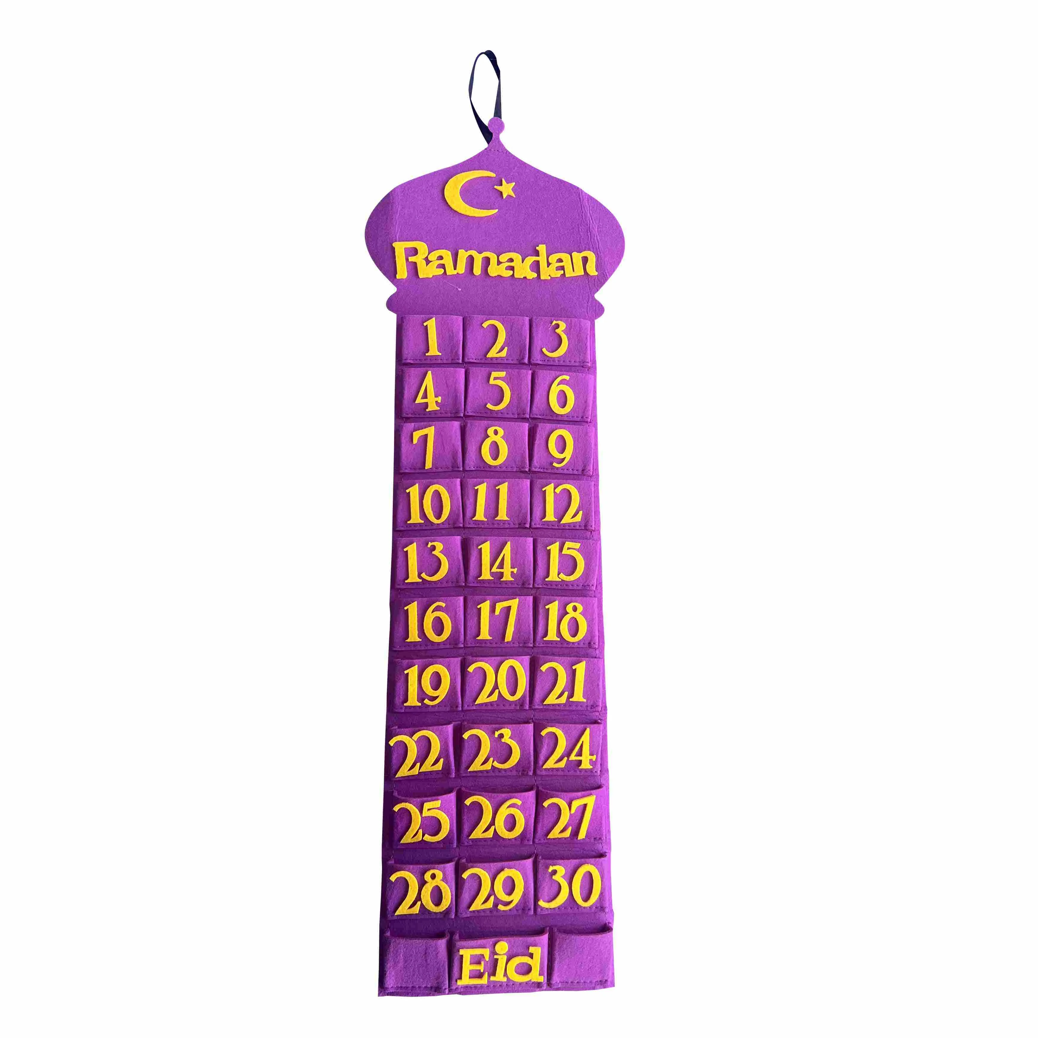 Felt  Ramadan Calendar
Slim Purple
