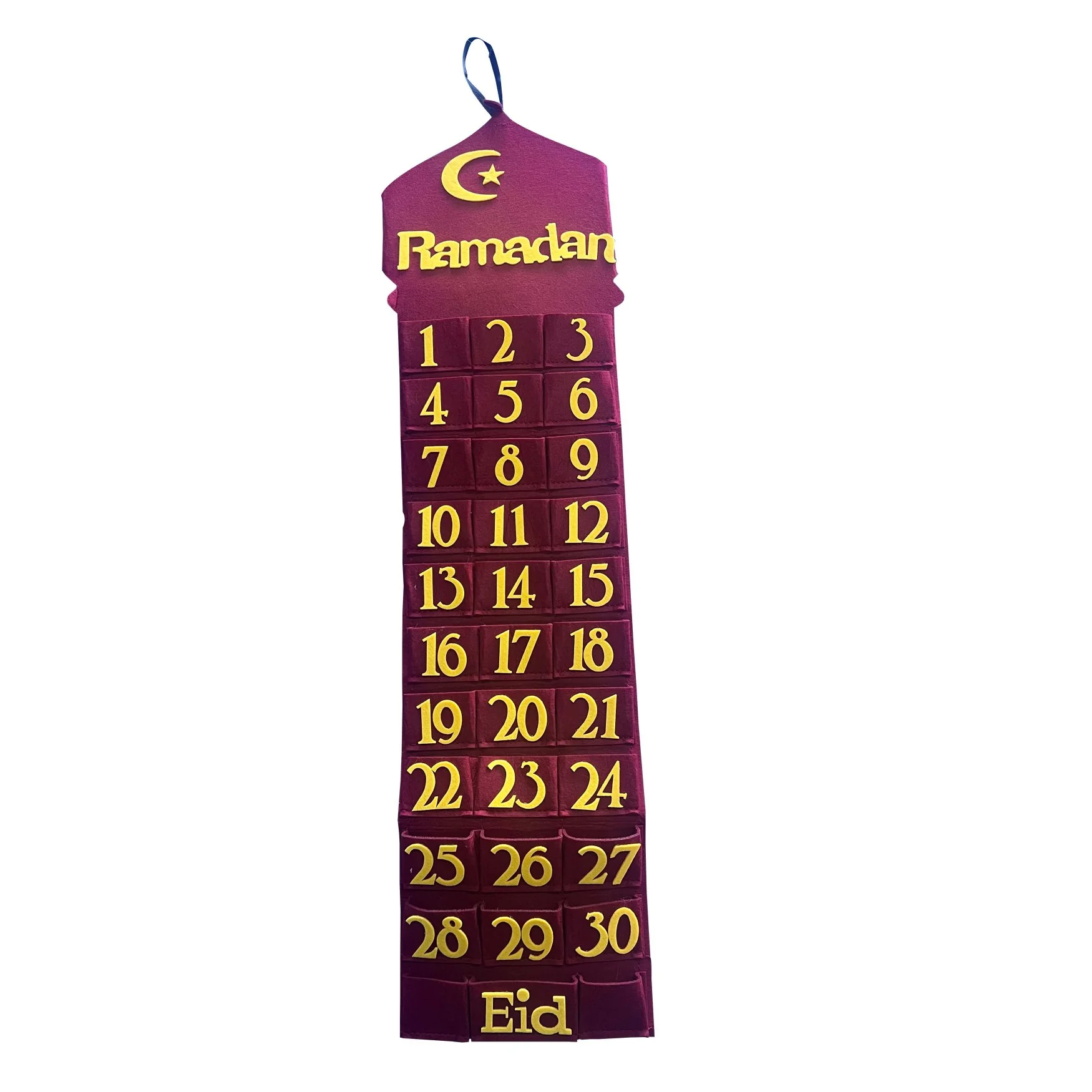 Felt  Ramadan Calendar
Slim Red