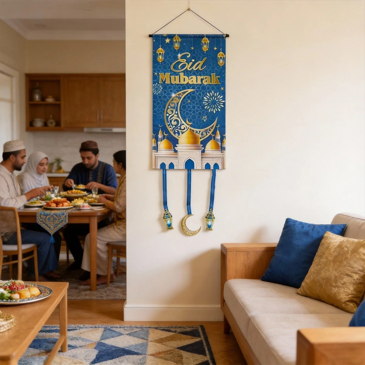 EID MUBARAK Hanging Decoration 1pcs