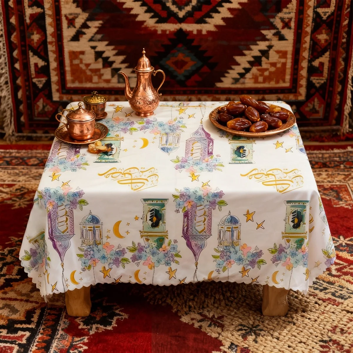 Ramadan Kareem Tablecloth 1pcs photo 2