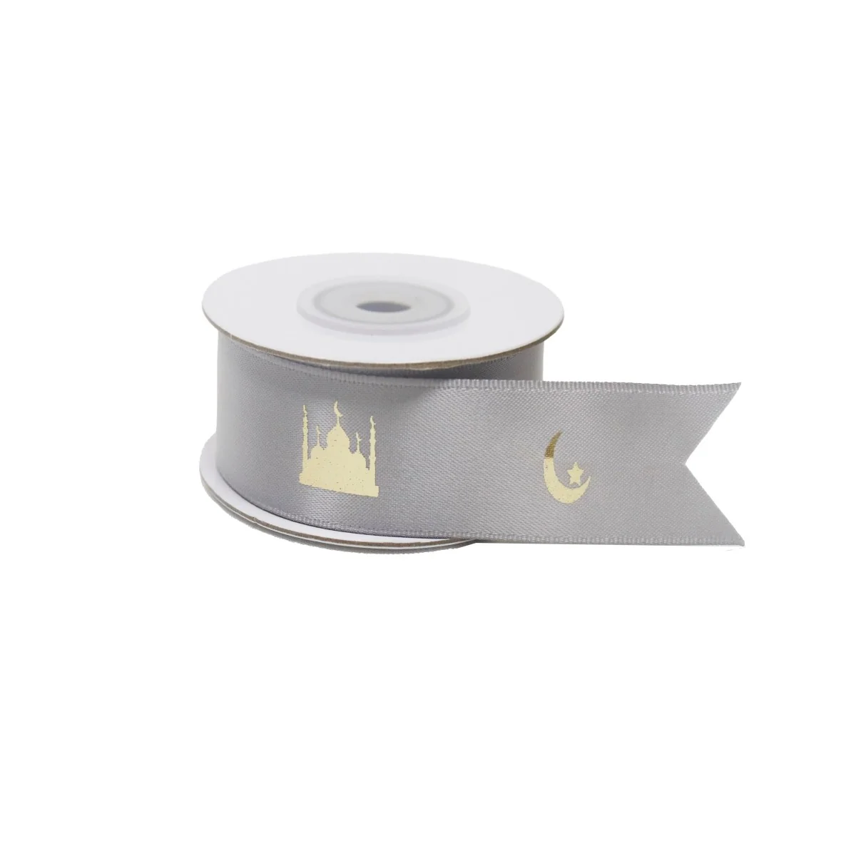 Ramadan Gift Wrapping Ribbon 910cm Silver