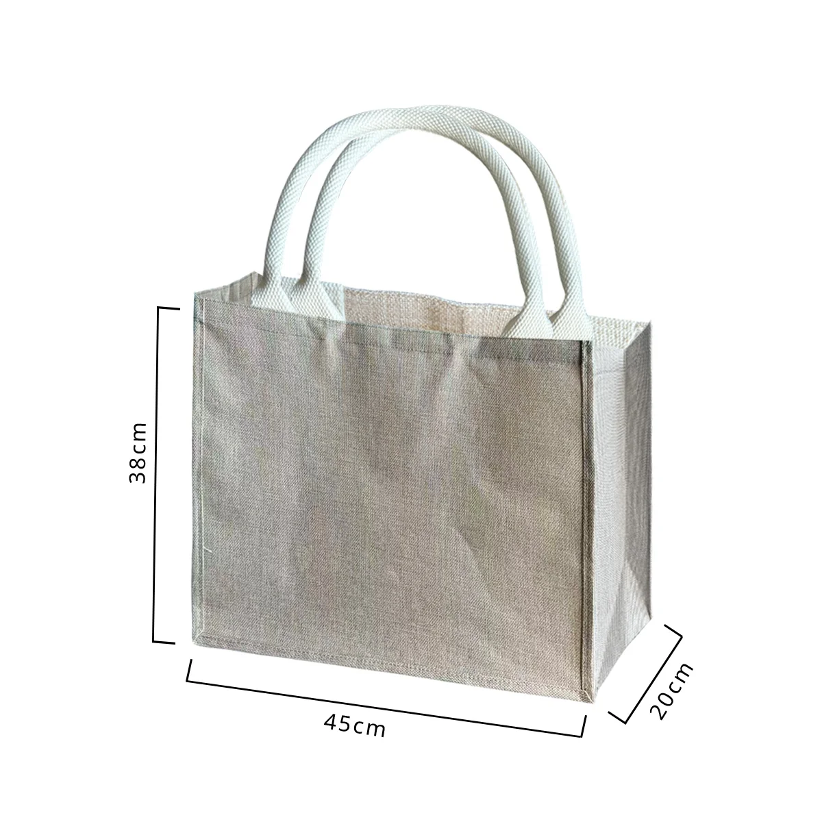 Jute Tote Bag 1pcs photo 2