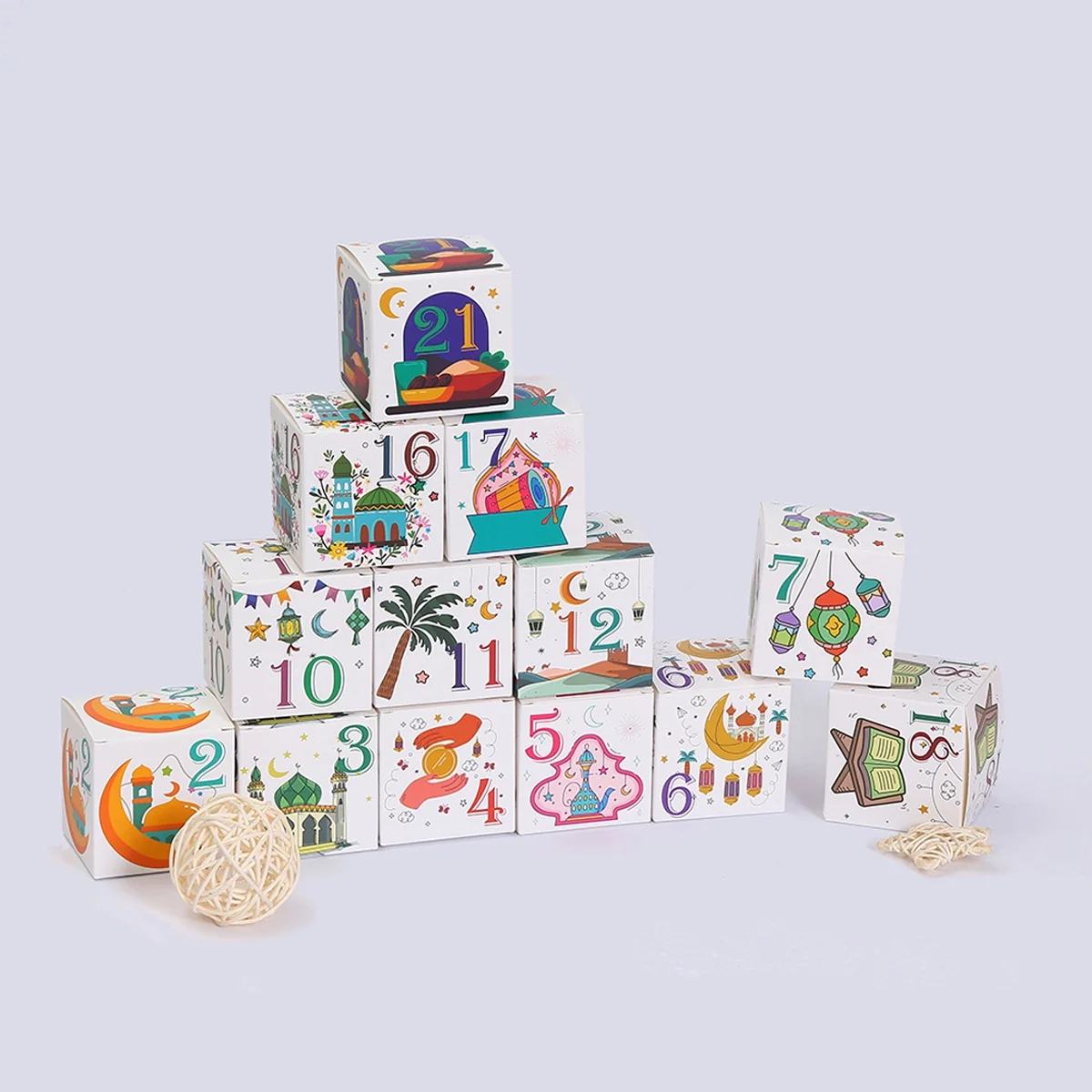DIY Eid Countdown Calendar Boxes Set 1pcs photo 2