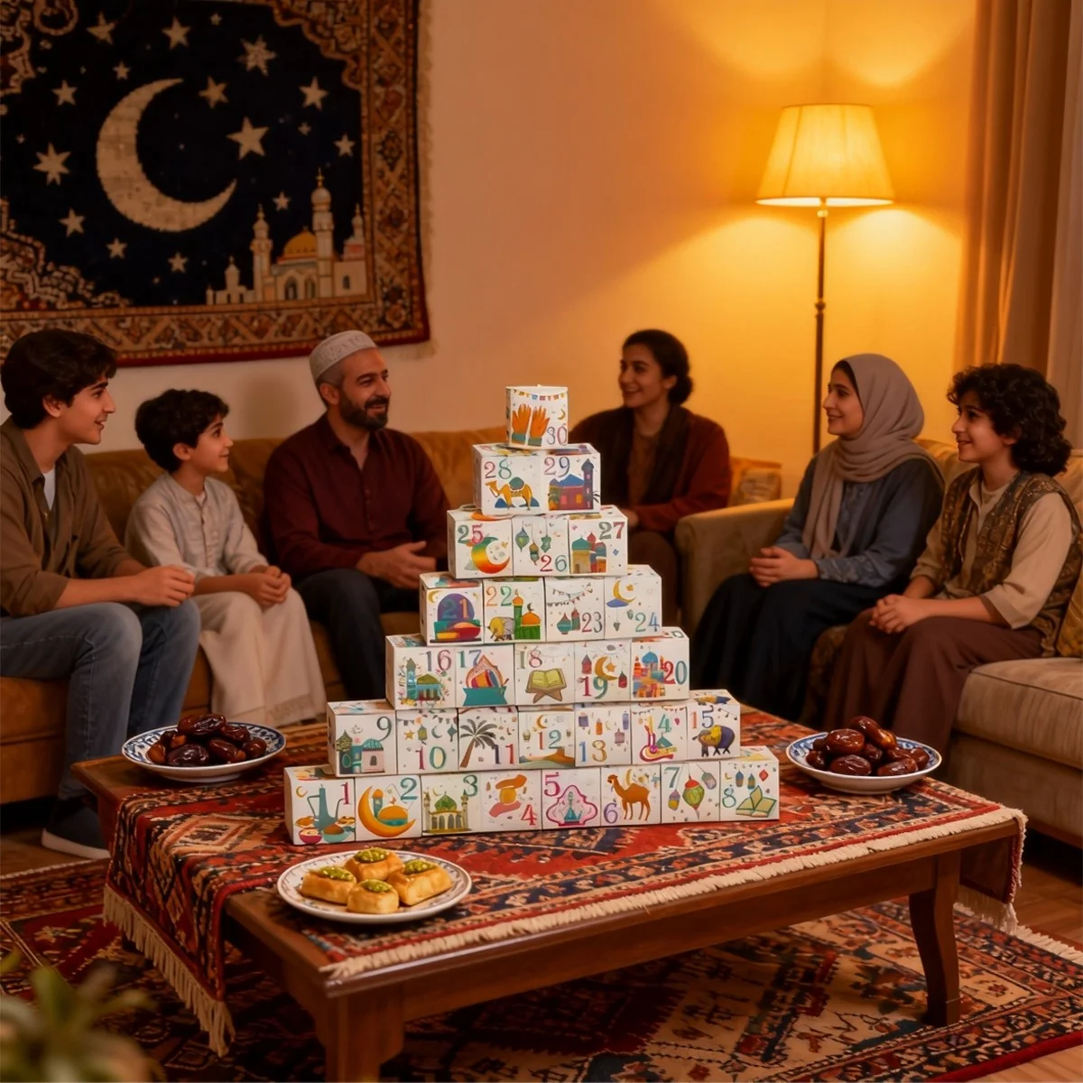 DIY Eid Countdown Calendar Boxes Set 1pcs photo 5