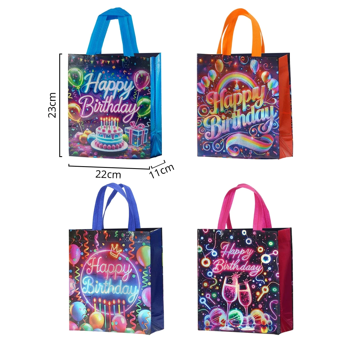 Happy Birthday Gift Bag 1pcs photo 3