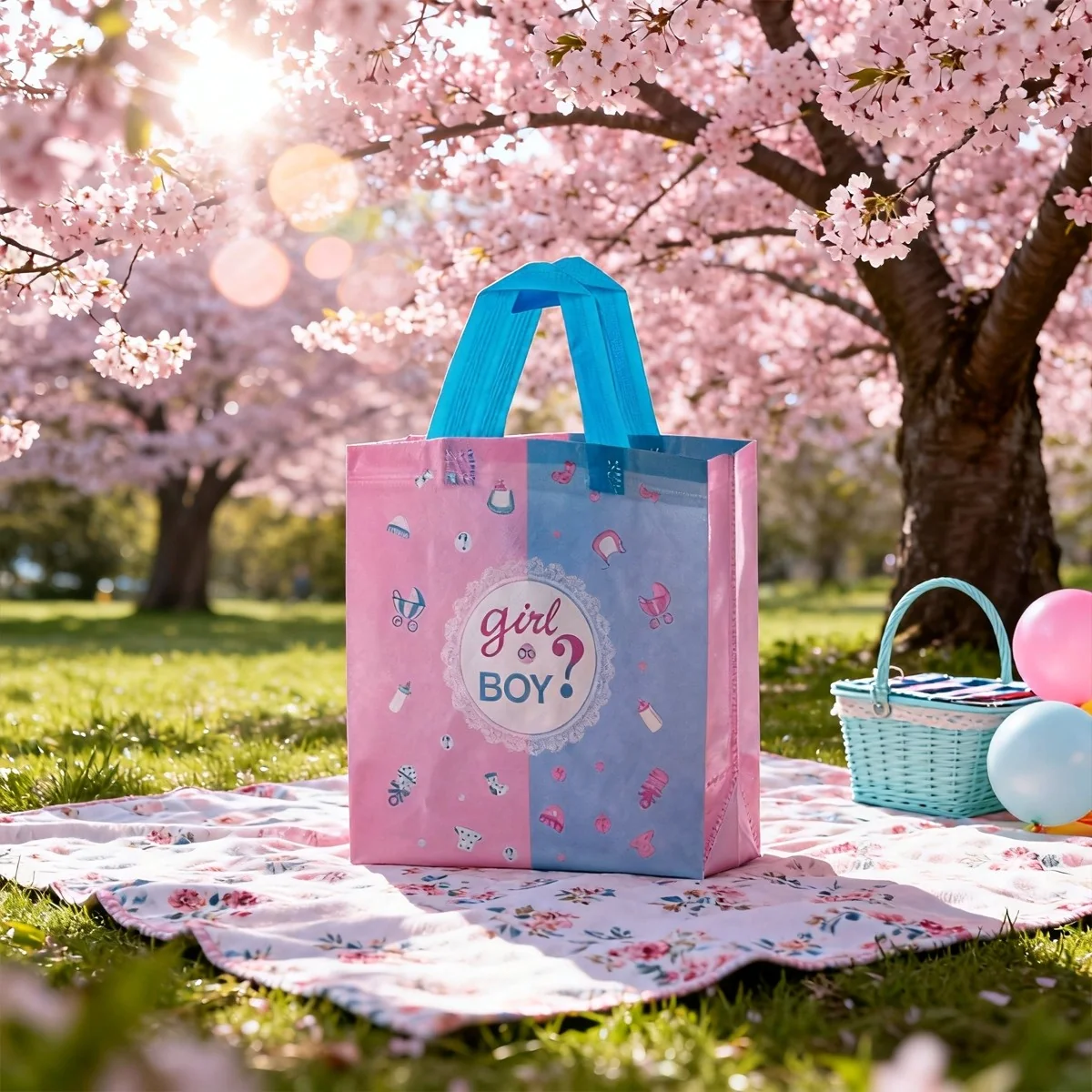 Gender Reveal Gift Bag 1pcs photo 5