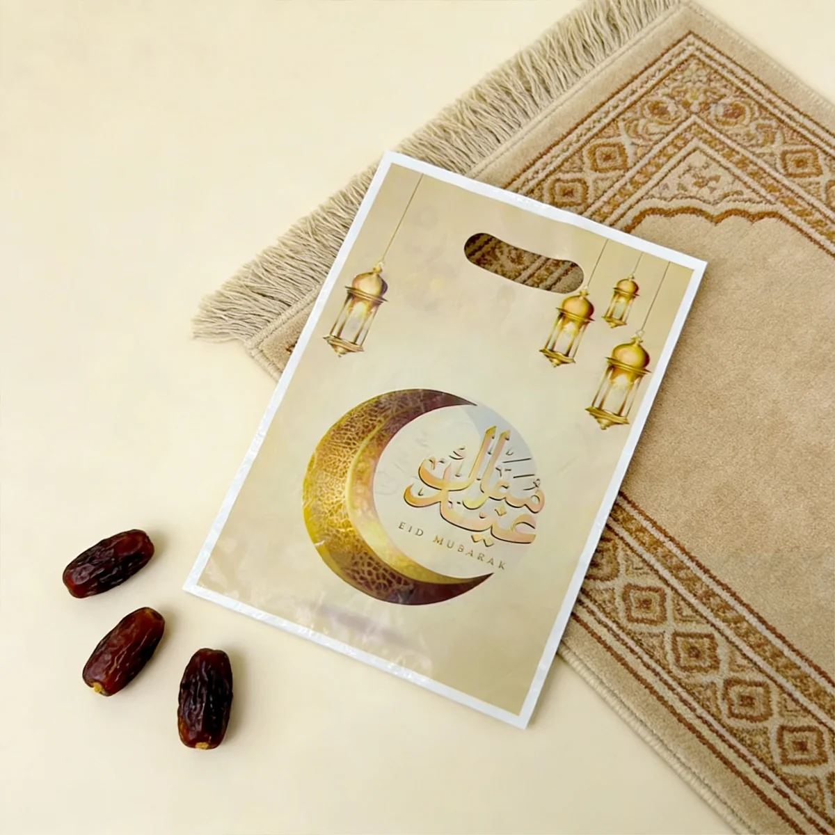 EID Mubarak Plastic Bag PE 12pcs photo 3