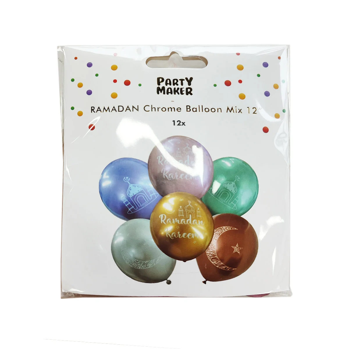 Ramadan Printed Chrome Balloon 12ct photo 2