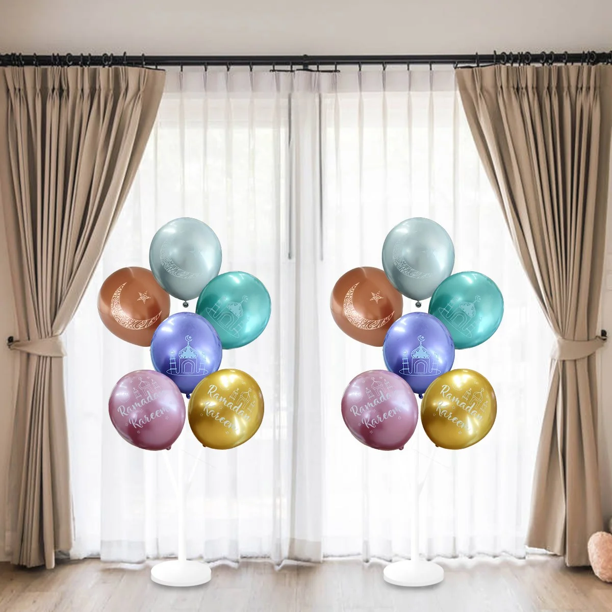 Ramadan Printed Chrome Balloon 12ct photo 3