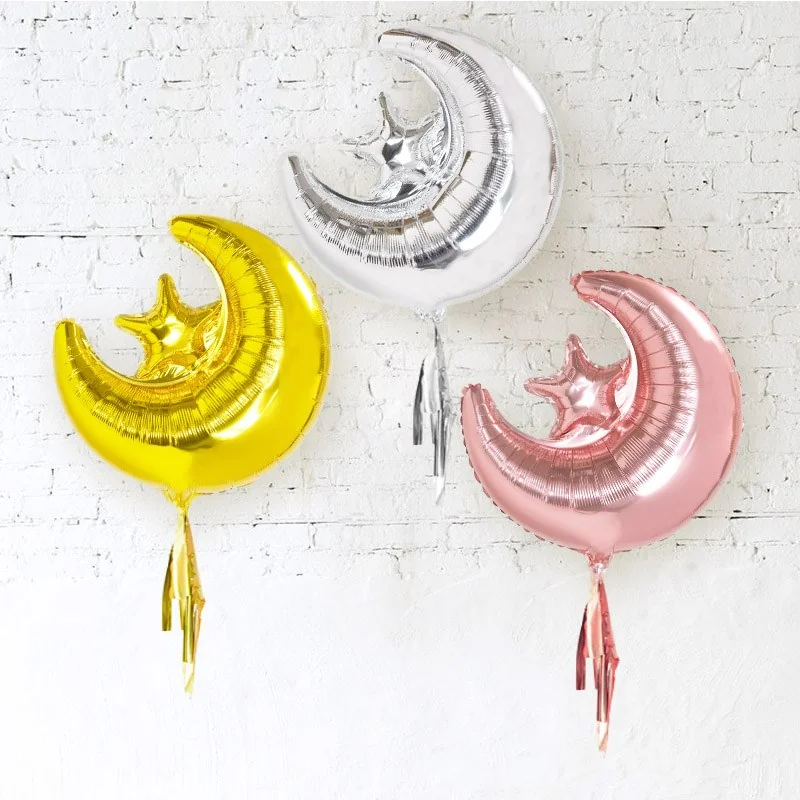 Ramadan Moon Star Shape Foil Balloon photo 2