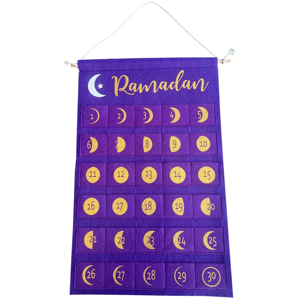 Felt  Ramadan Calendar
Purple