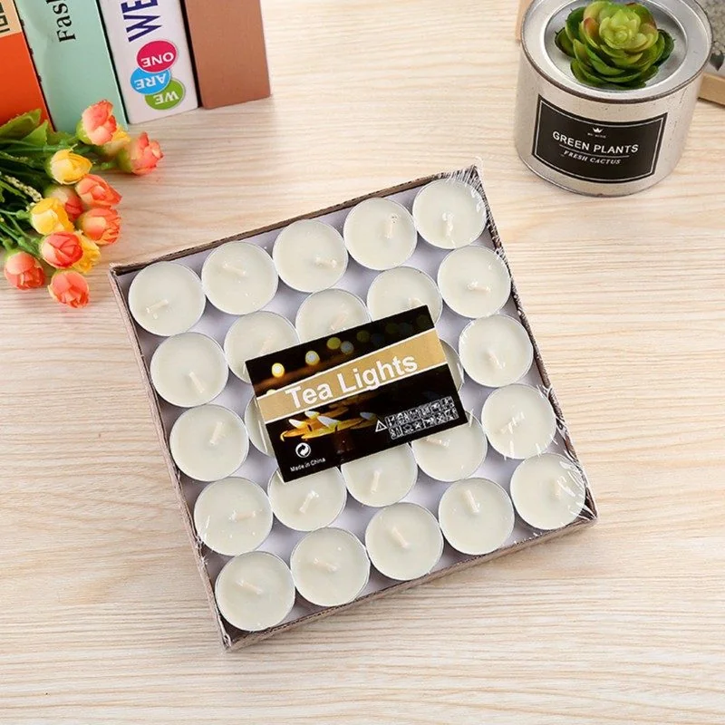 Tea Candles 50pcs 2*17.5*17.5cm 40pcs
