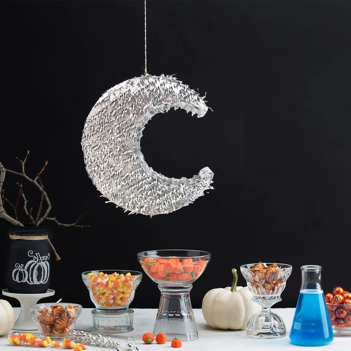 Silver Moon Pinata 8pcs