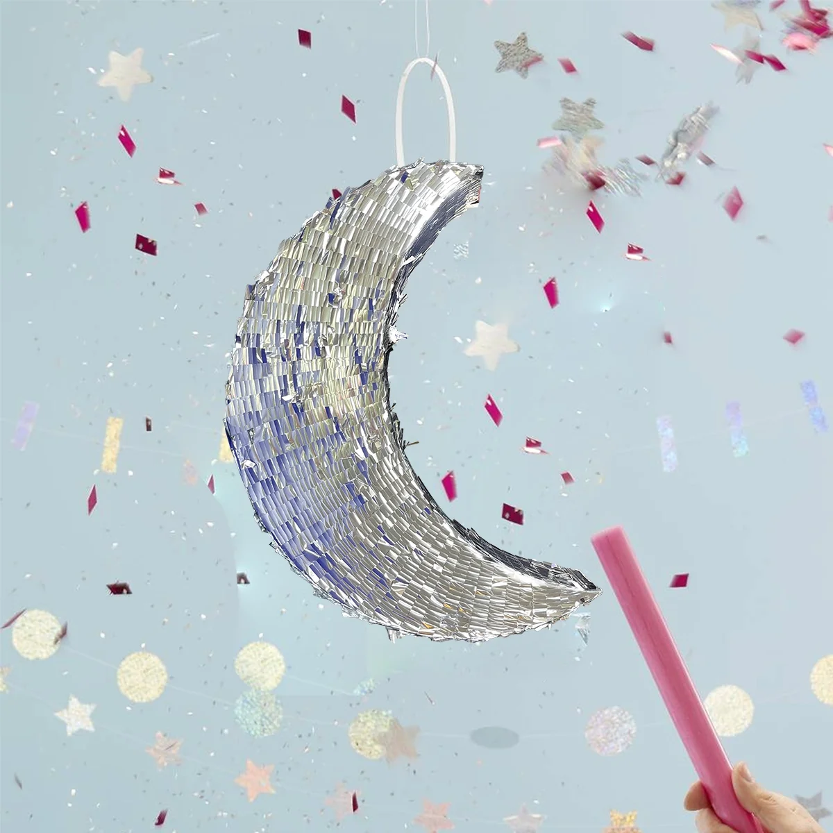 silver moon pinata 1pcs photo 5