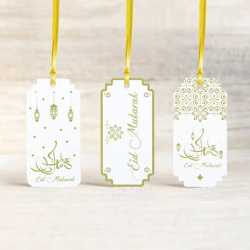 Eid Gift Tag includs Ribbon 8ct