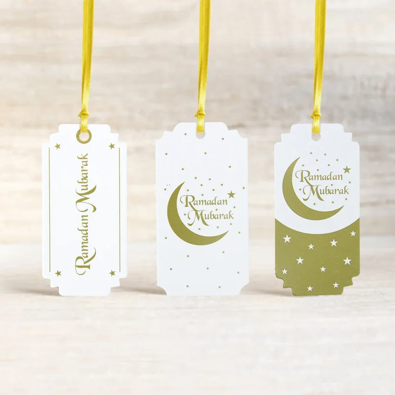 Ramadan Gift Tag includs Ribbon 8ct