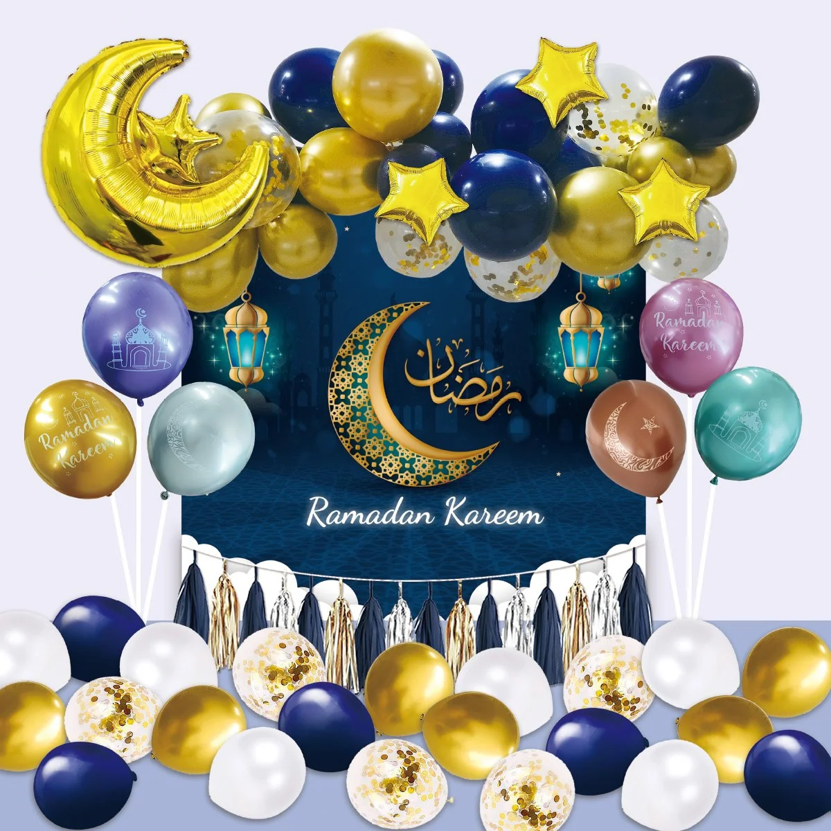 Eid Balloon Backdrop Decoration Kit photo 5