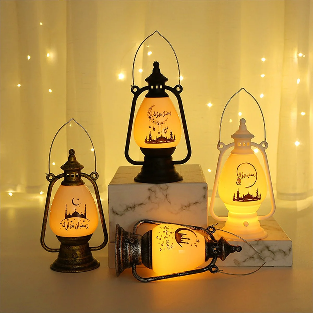 Ramadan Lantern Ornament White Color photo 6
