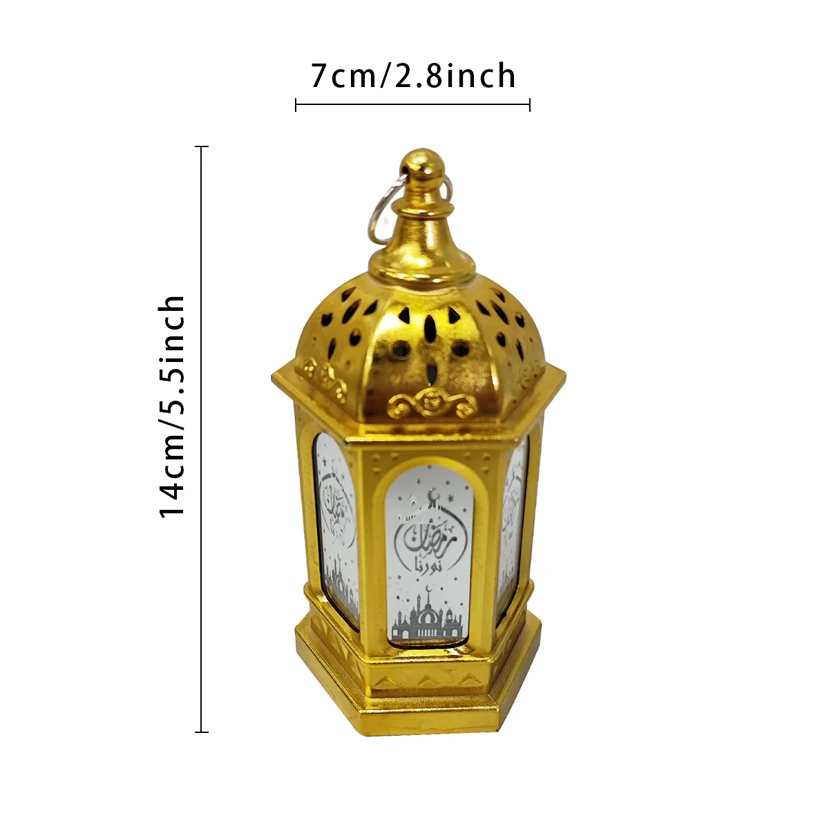 Ramadan Lantern Ornament Gold Color photo 2