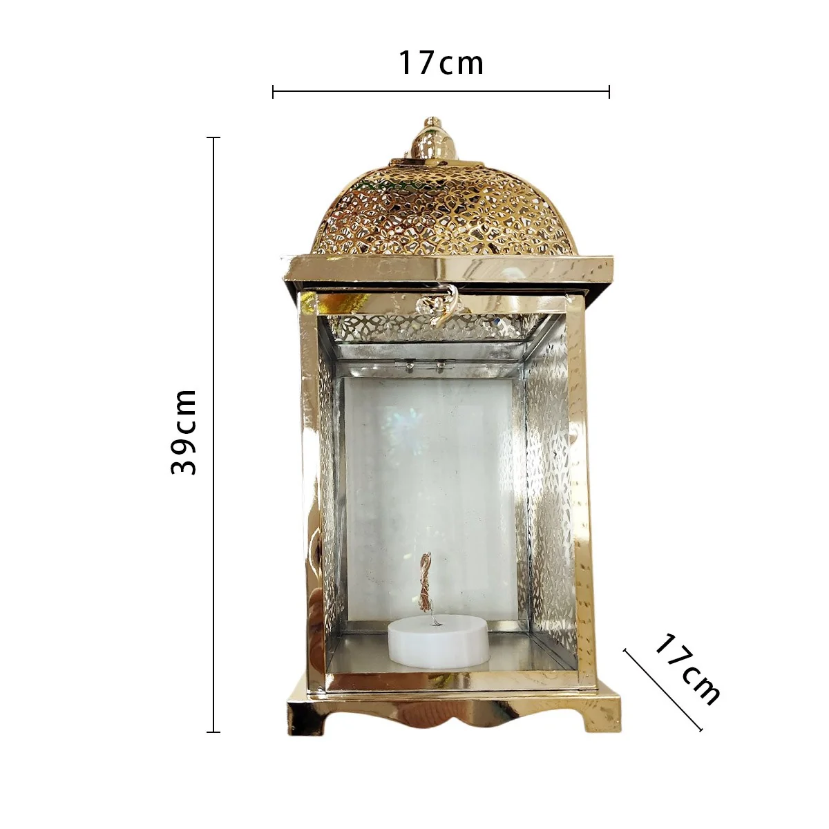 Metal Lantern 1pcs photo 4