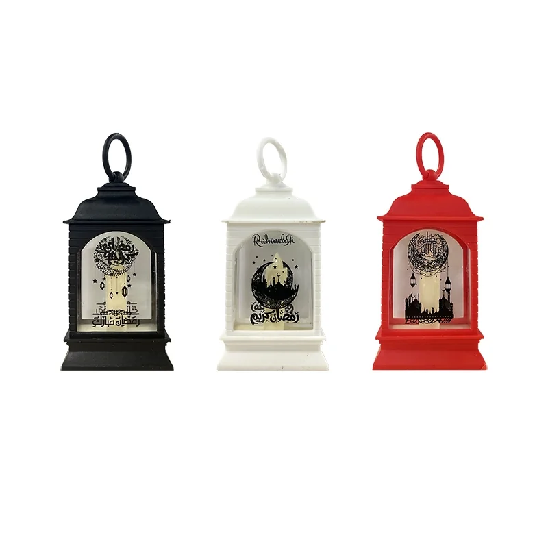 Ramadan Faux Candle Lantern mix 3 colors 12ct photo 2