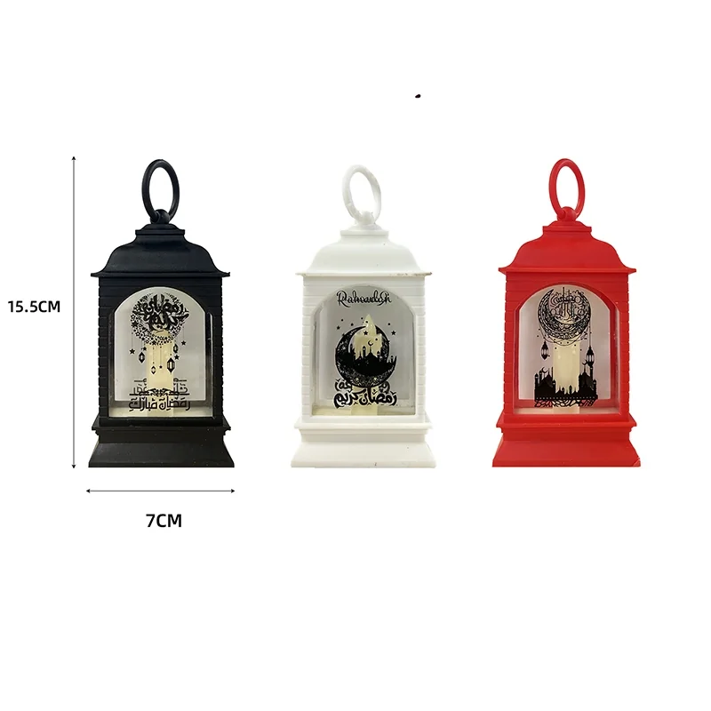 Ramadan Faux Candle Lantern mix 3 colors 12ct photo 4