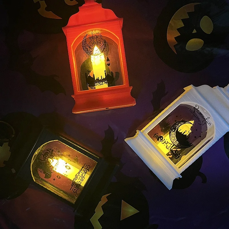 Ramadan Faux Candle Lantern mix 3 colors 12ct photo 7