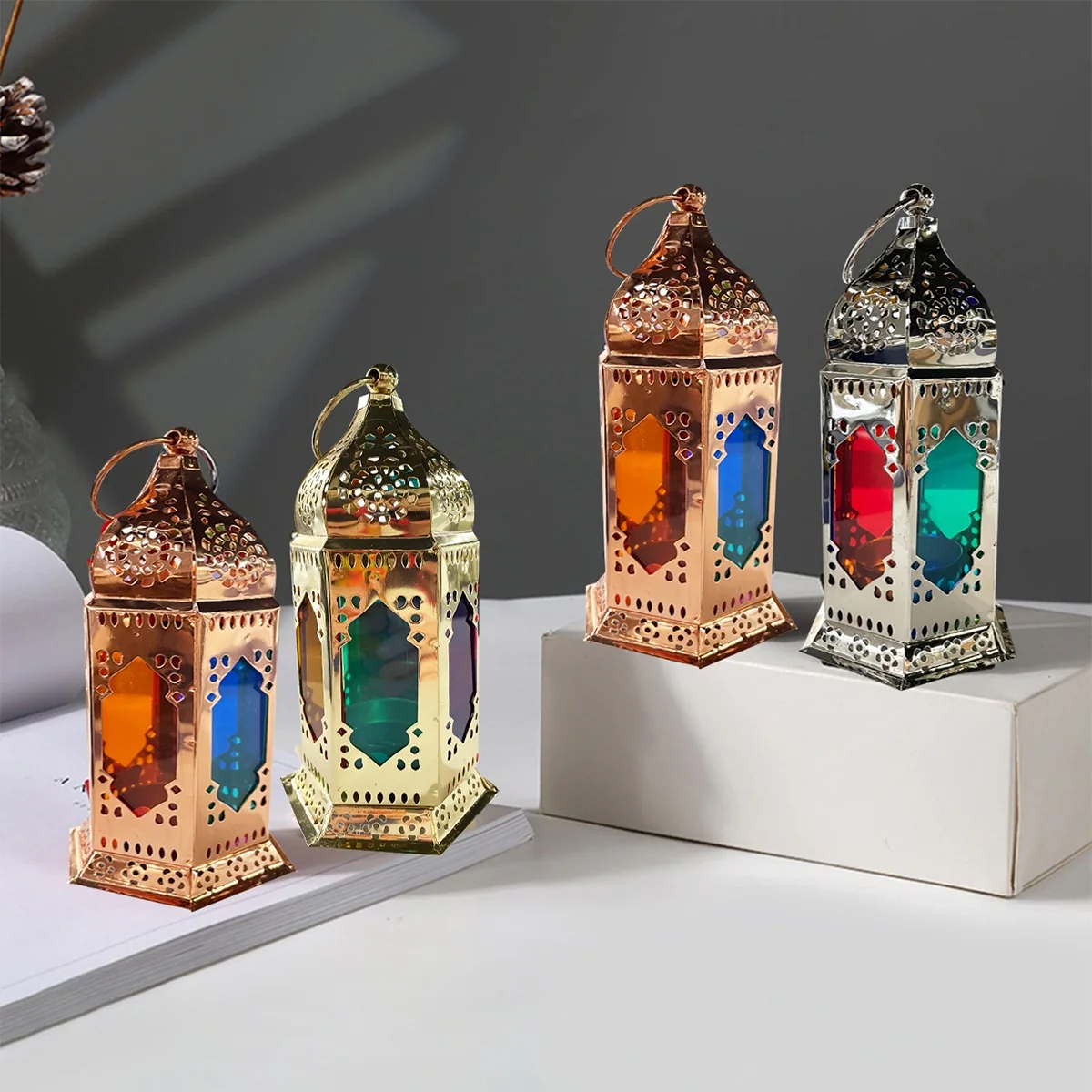 EID CANDLE LANTERN LED 9*18cm 12pcs photo 3