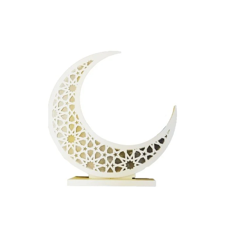 LED Moon Wooden Light 40cm 1pcs