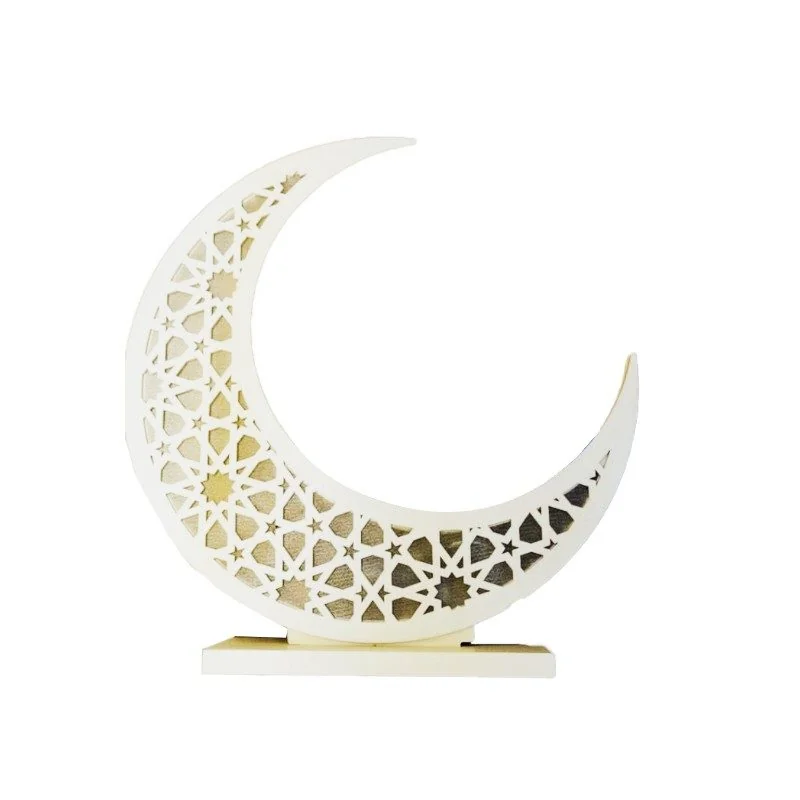 LED Moon Wooden Light 50cm 1pcs