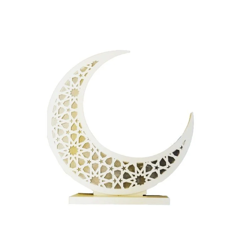 LED Moon Wooden Light 60cm 1pcs