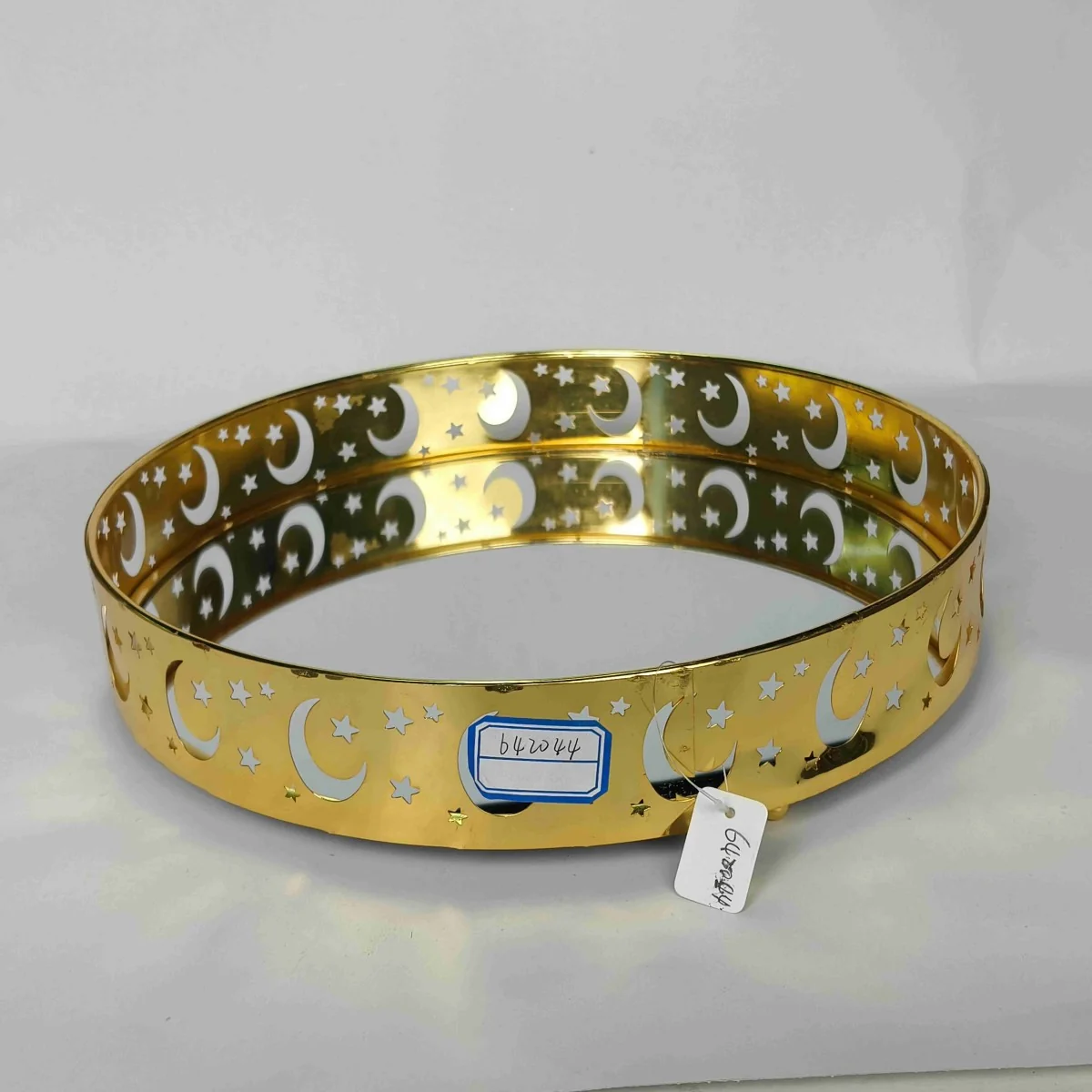 EID Golden Mirror Round Serving Tray 48pcs photo 4