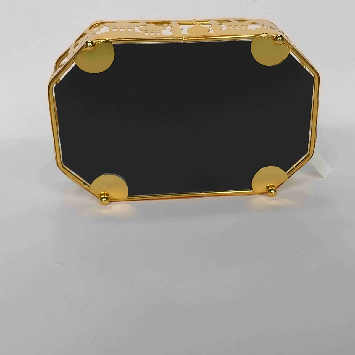 EID Golden Mirror Rectangle Serving Tray 60pcs photo 3