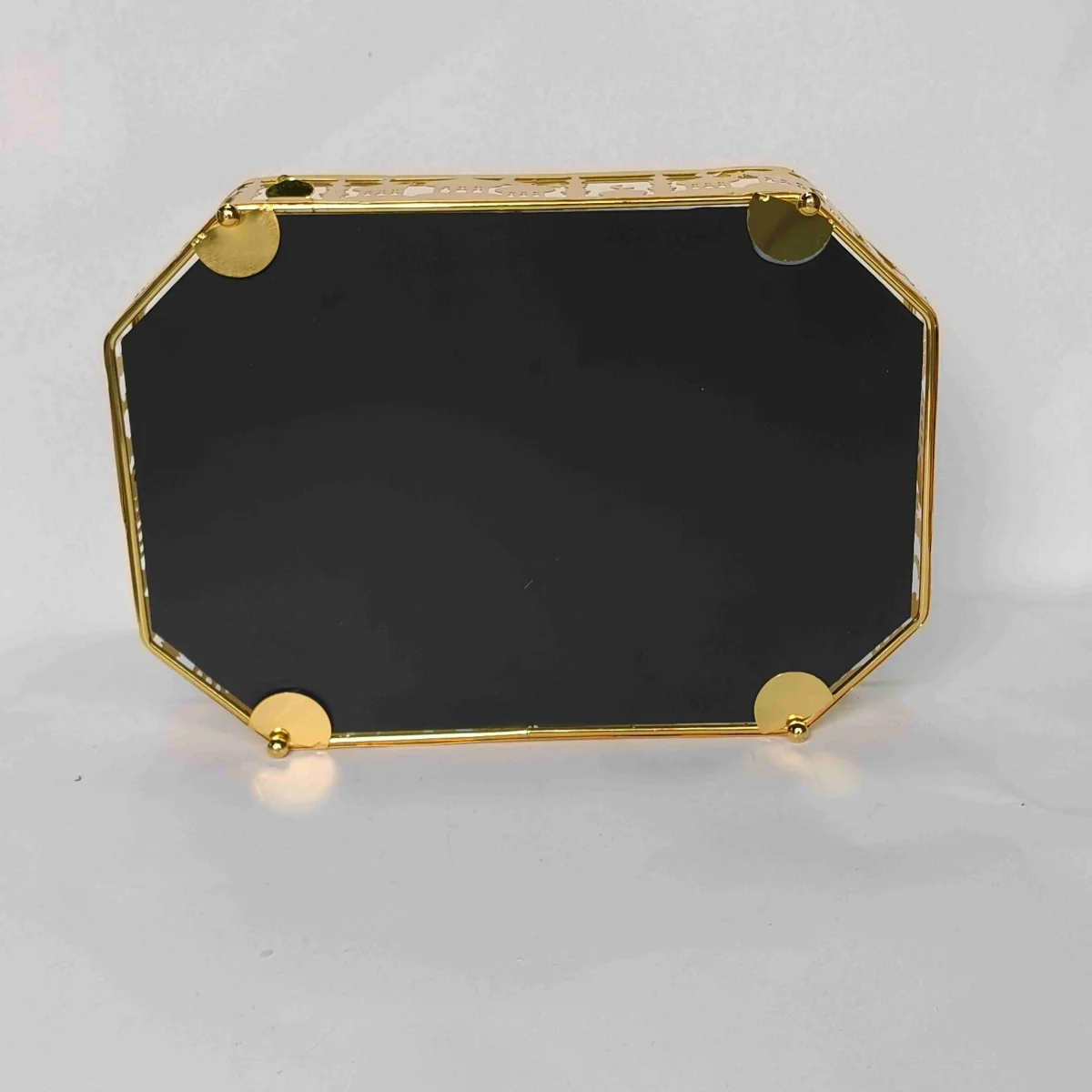 EID Golden Mirror Rectangle Serving Tray 36pcs photo 2