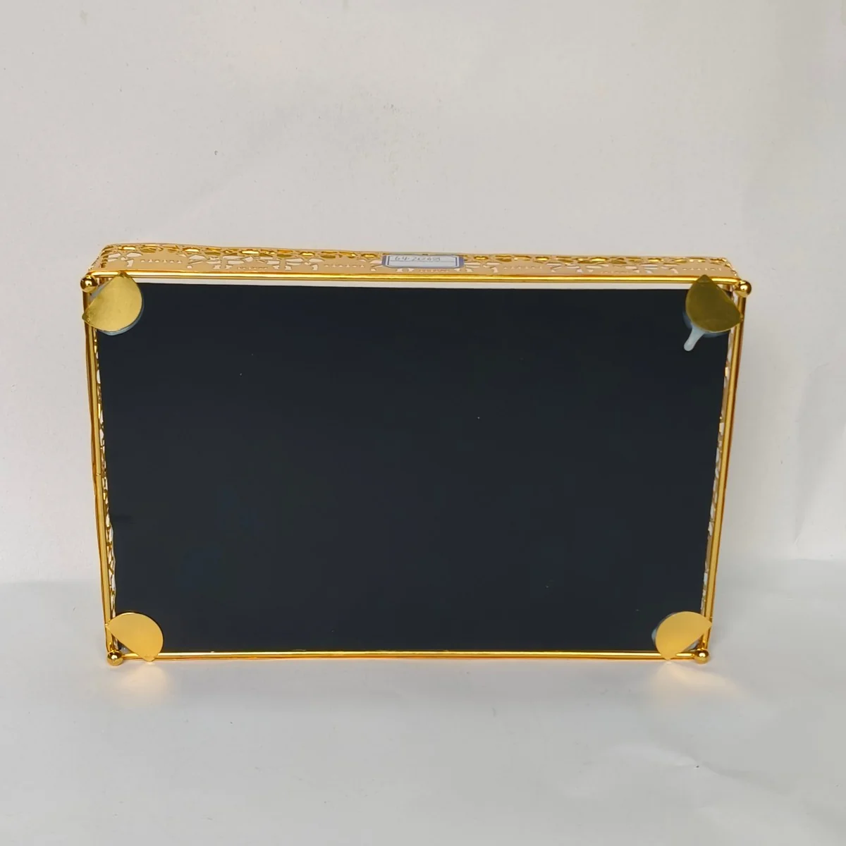 EID Golden Mirror Rectangle Serving Tray 48pcs photo 3