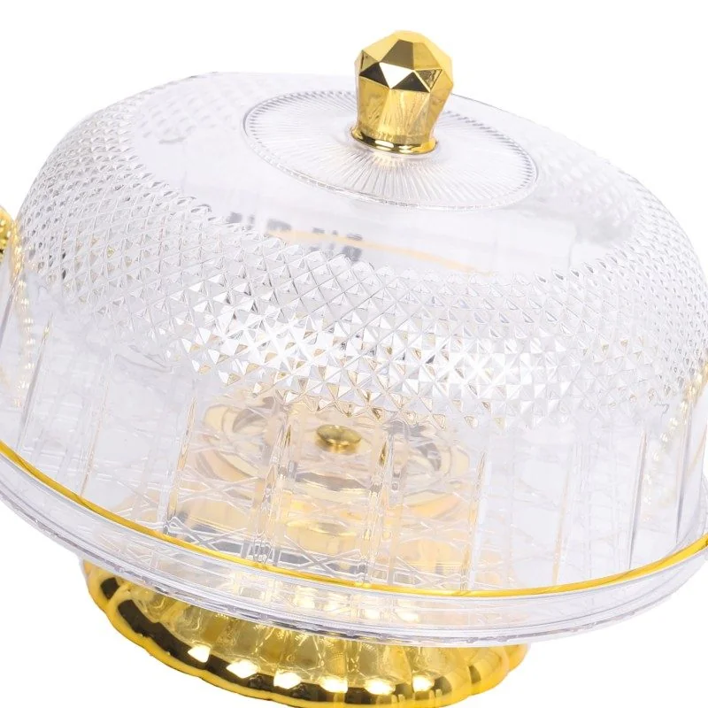 Cake Stand with Dome Cover Acrylic 1pcs