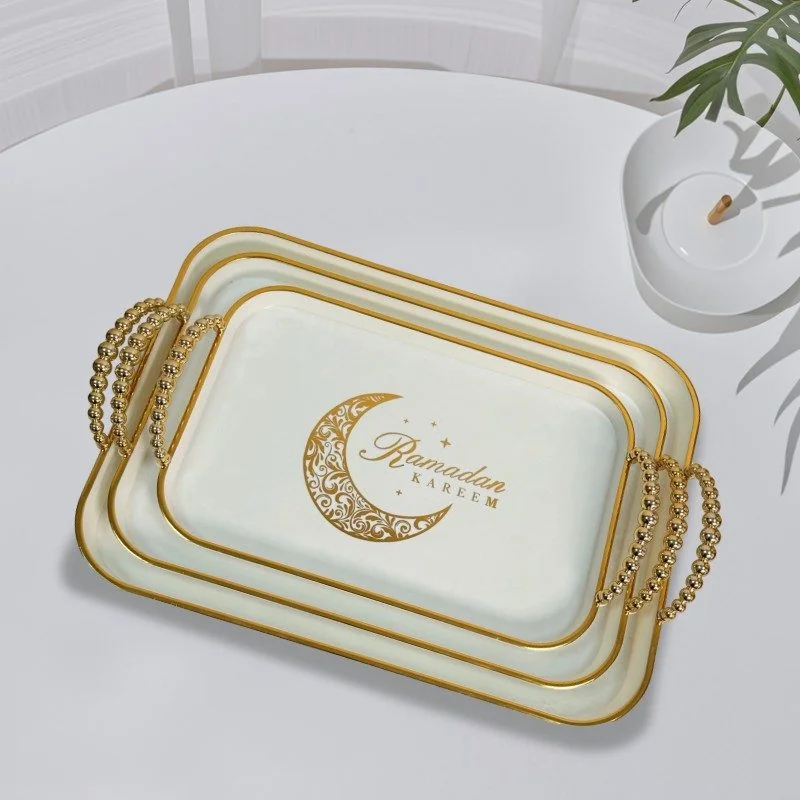 Ramadan Kareem Serving Tray - Set of 3 1pcs