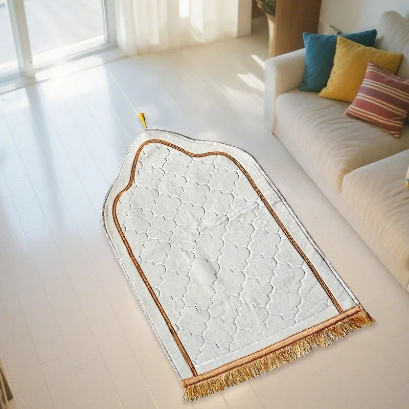Prayer Blanket-White Mat-White 1pcs photo 3