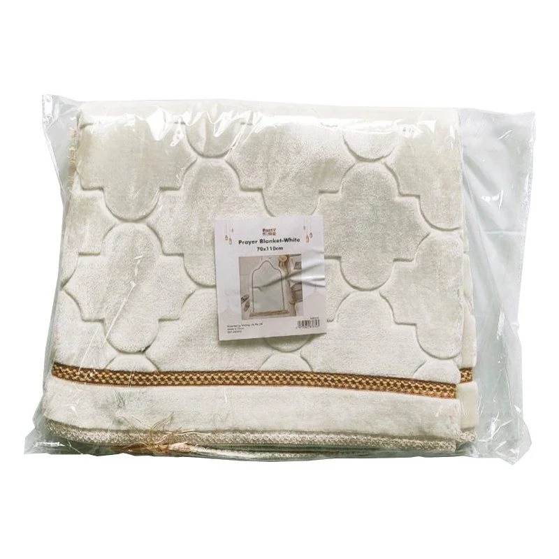 Prayer Blanket-White Mat-White 1pcs photo 4