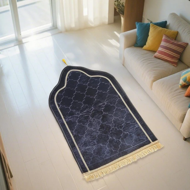 Prayer Blanket-Black Mat-Black 1pcs photo 4