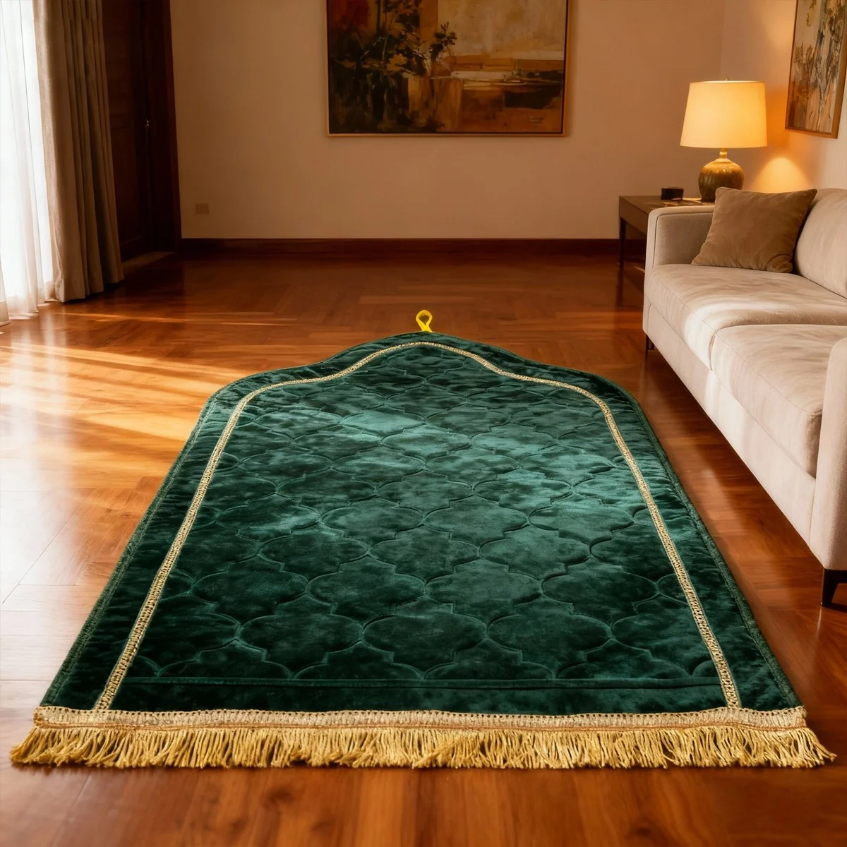 Prayer Blanket-Green Mat-Green 1pcs photo 4