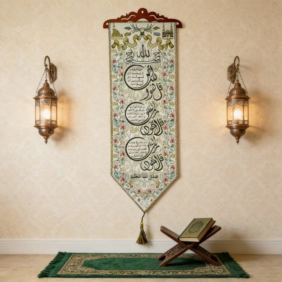 Islamic Wall Hanging Banner 1pcs