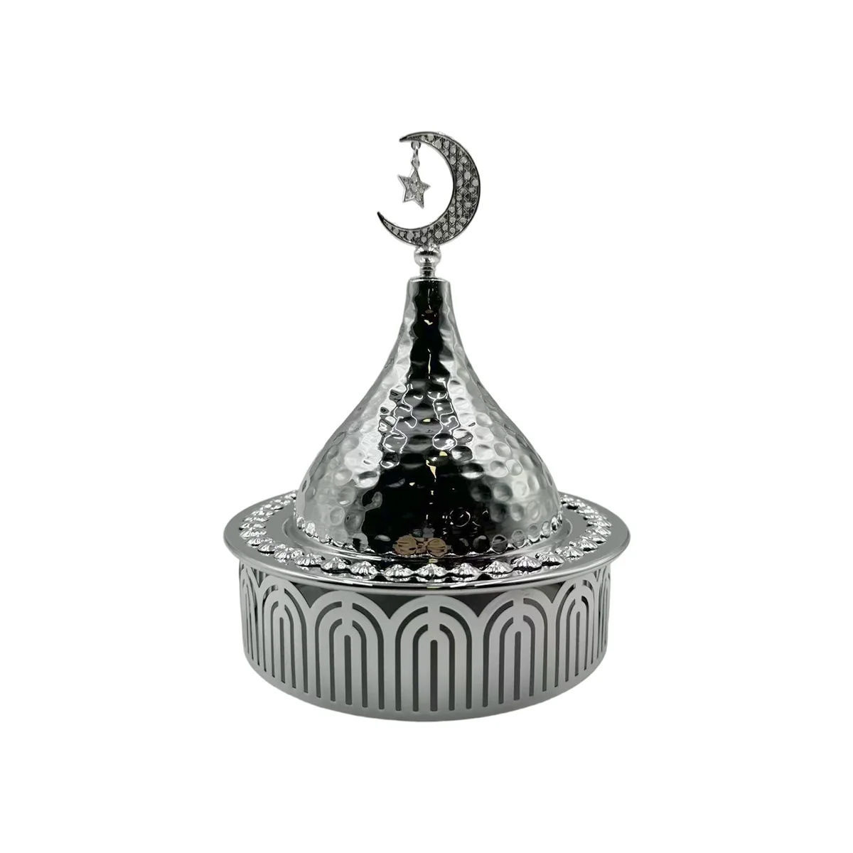 Silver Islamic Crescent Jar 1pcs photo 3
