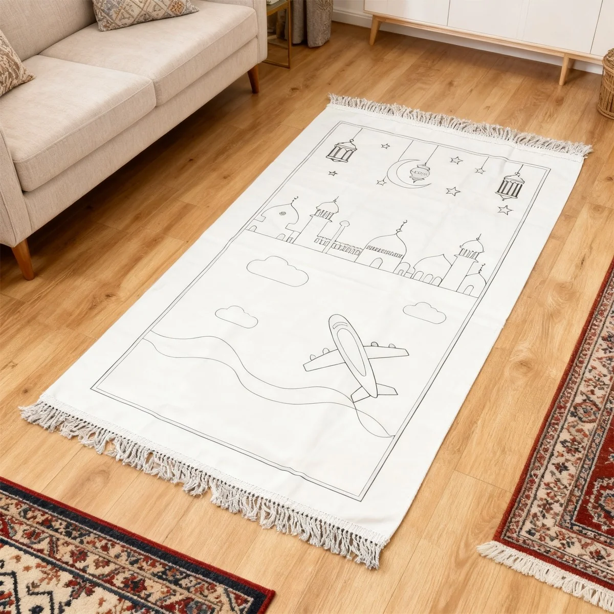 Prayer Mat with tassel packaging