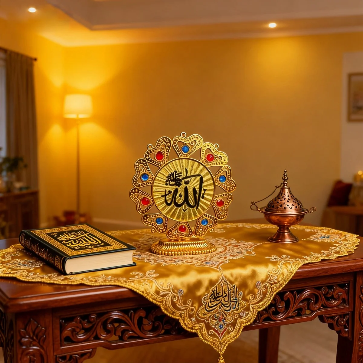 Islamic Gold Tabletop Ornament Ramadan deco