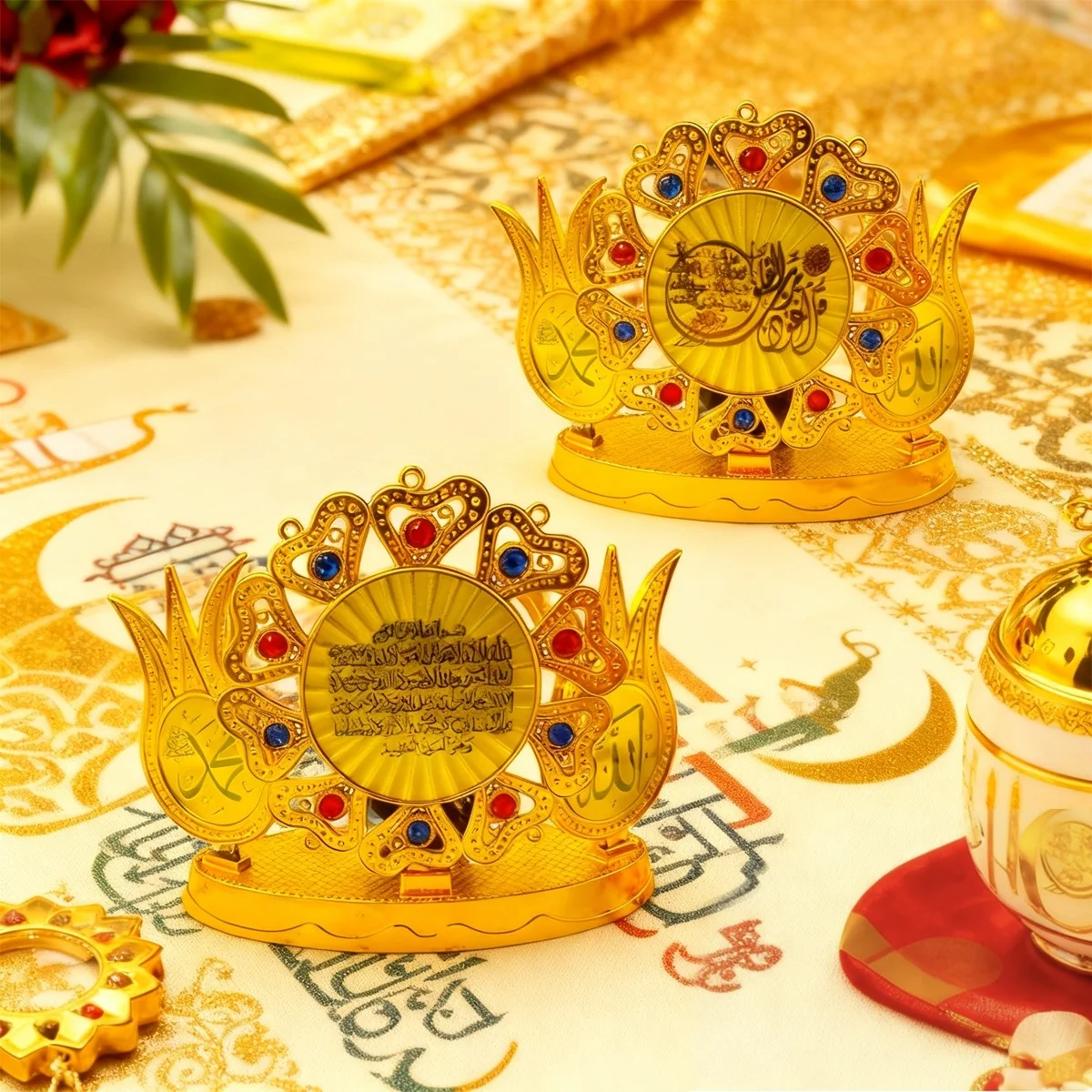 Islamic Gold Tabletop Ornament Ramadan deco