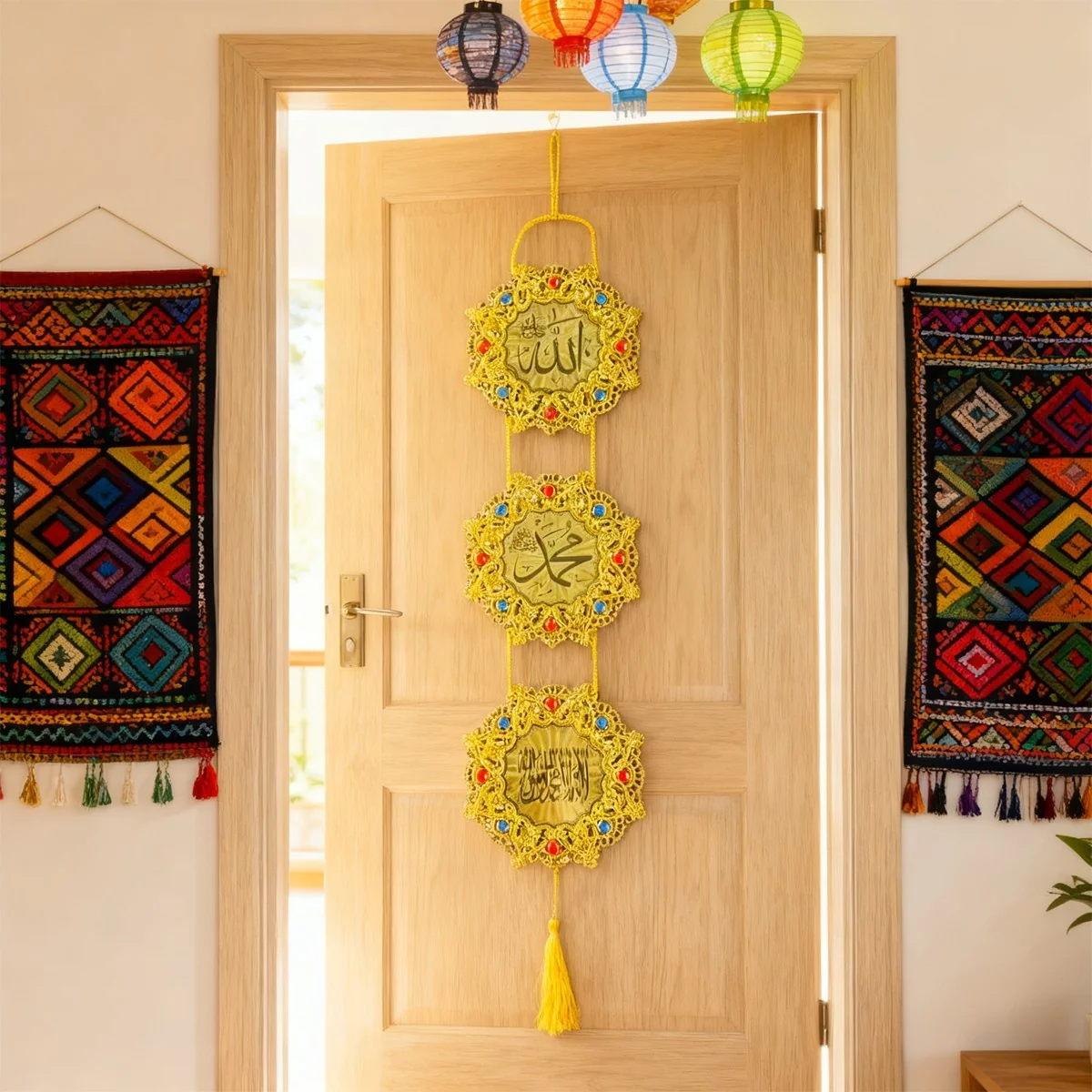 Gold Isamic Wall Decoration 1pcs